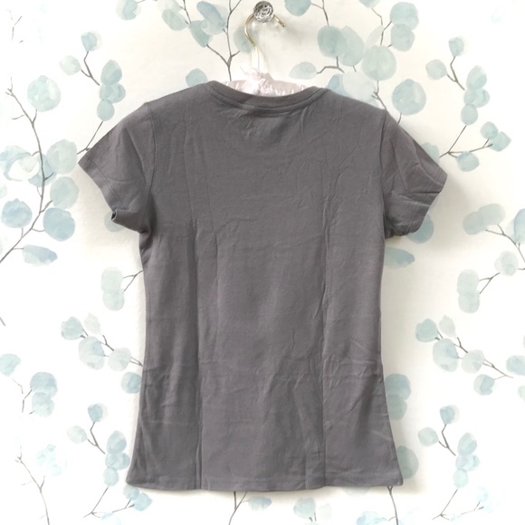 NEW Disney FROZEN Elsa Grey Tshirt Graphic Tee Short Sleeve Shirt Girls Top - Picture 6 of 6